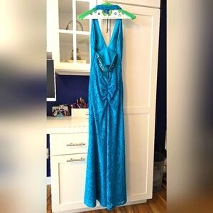 Juniors size 1/2 Turqouise Prom Dress